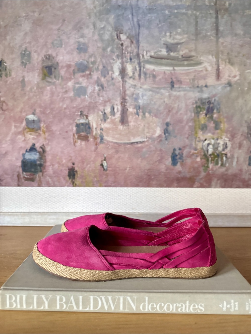 UGG Australia Tippie Ballet Slip- On Hot Pink - Size 6.5